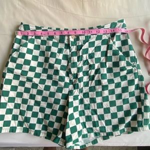 Wild Fable green checkered shorts